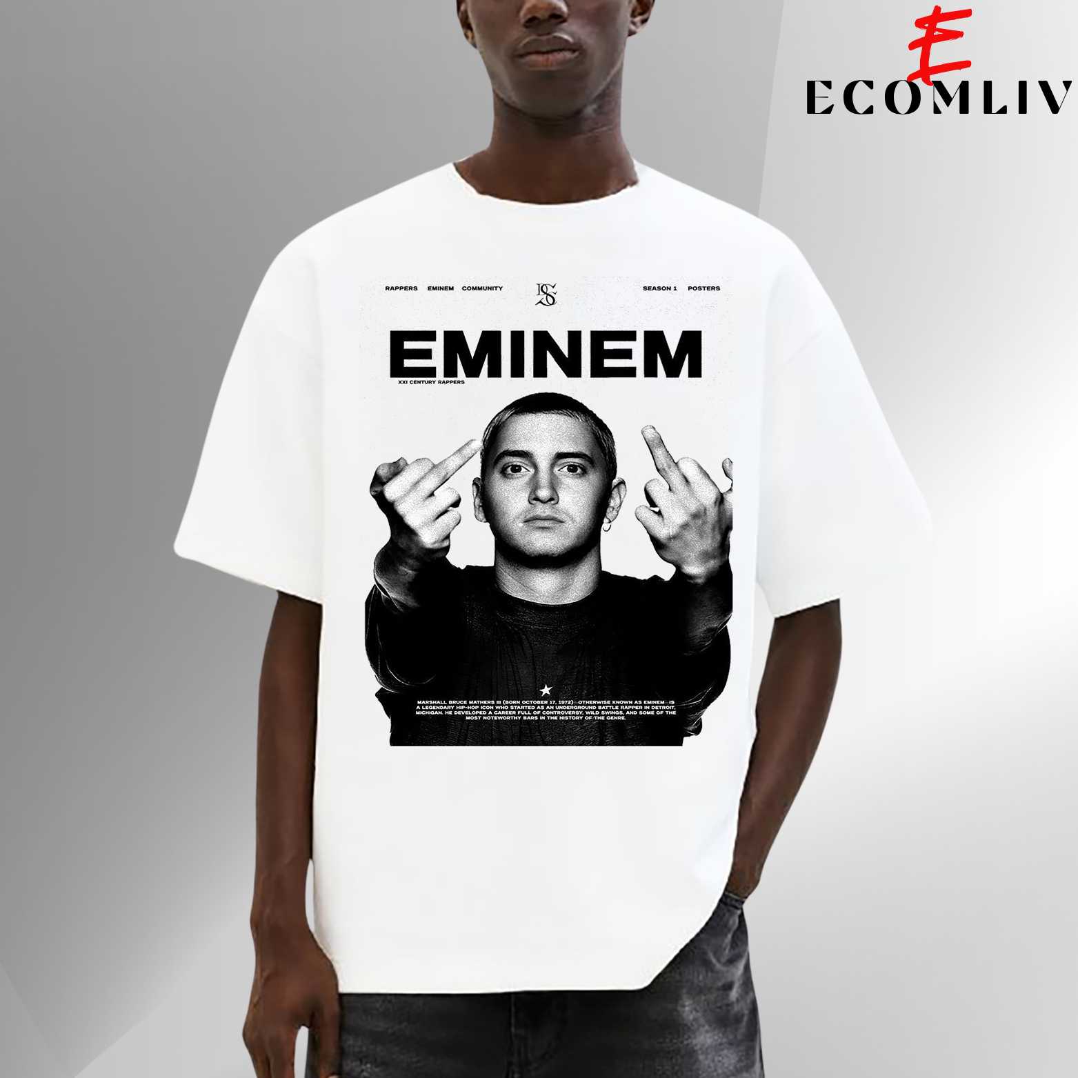 Fuck Eminem T Shirt, Unisex Hip Hop Tee
